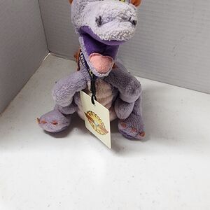Purple Stuffed Dragon Toy